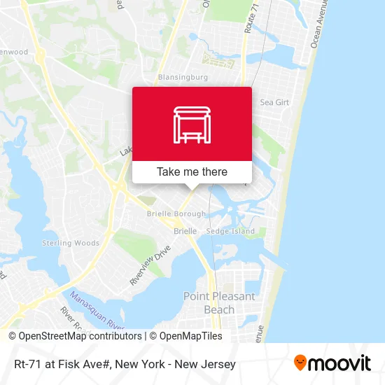 Rt-71 at Fisk Ave# map