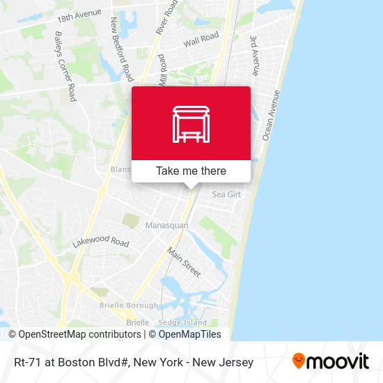 Rt-71 at Boston Blvd# map