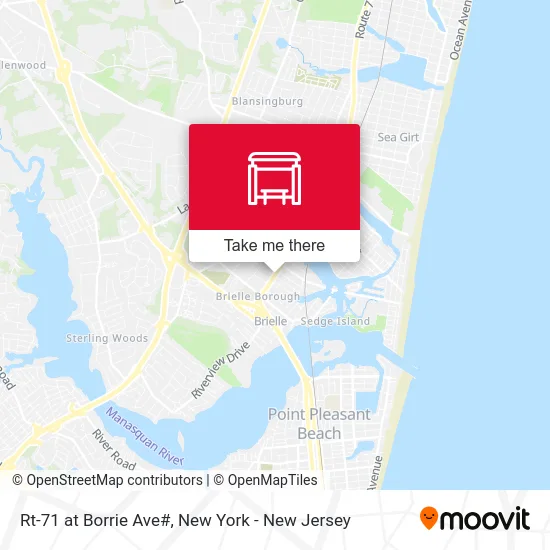 Rt-71 at Borrie Ave# map