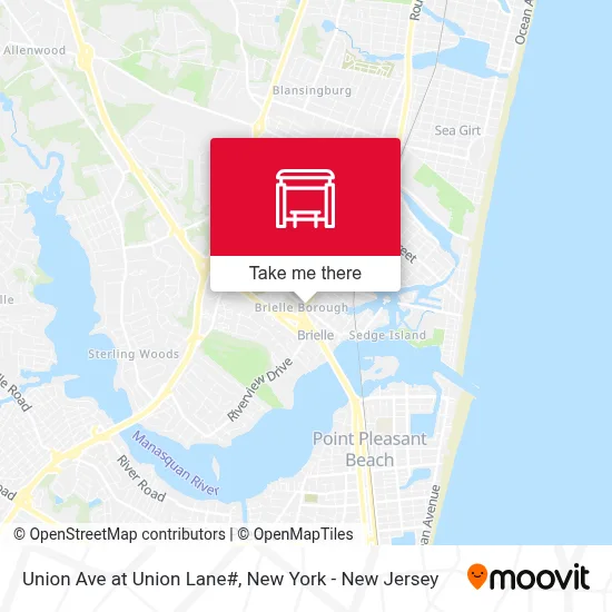 Union Ave at Union Lane# map