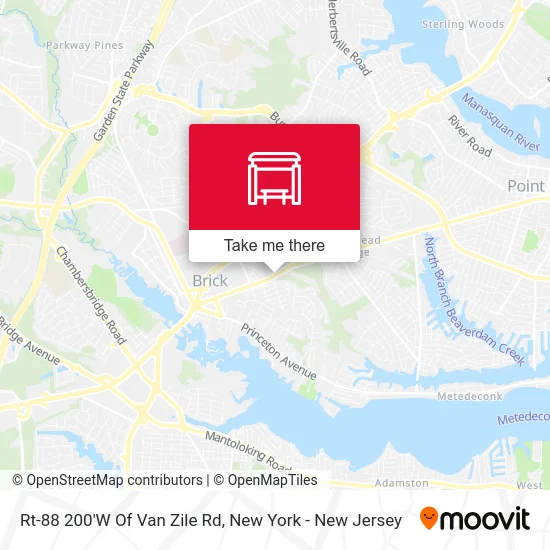Rt-88 200'W Of Van Zile Rd map