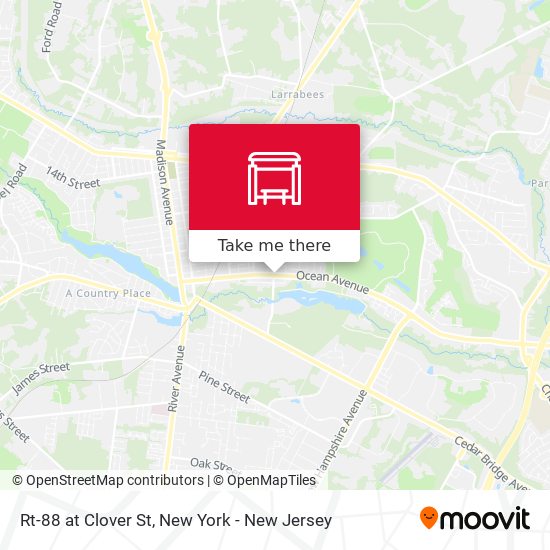 Mapa de Rt-88 at Clover St