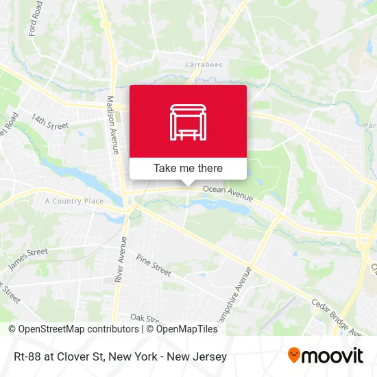 Rt-88 at Clover St map