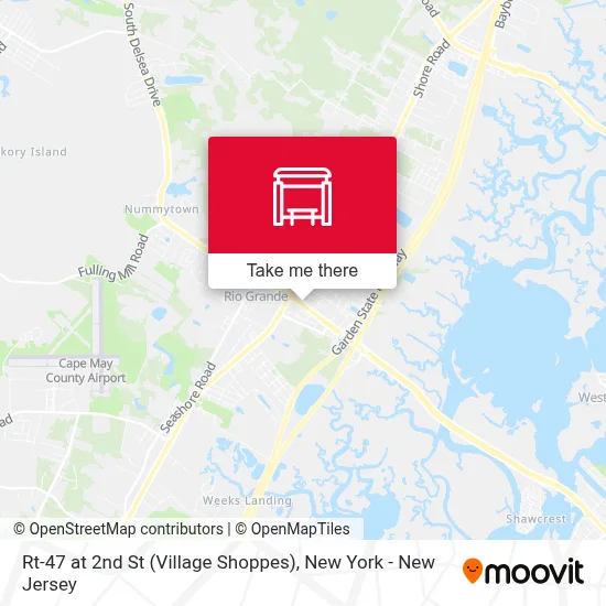 Rt-47 at 2nd St (Village Shoppes) map