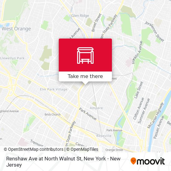 Mapa de Renshaw Ave at North Walnut St