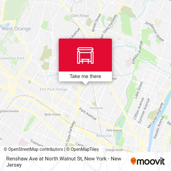 Renshaw Ave at North Walnut St map