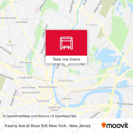 Mapa de Kearny Ave at Rose St#