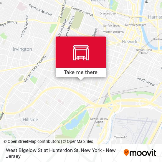 Mapa de West Bigelow St at Hunterdon St