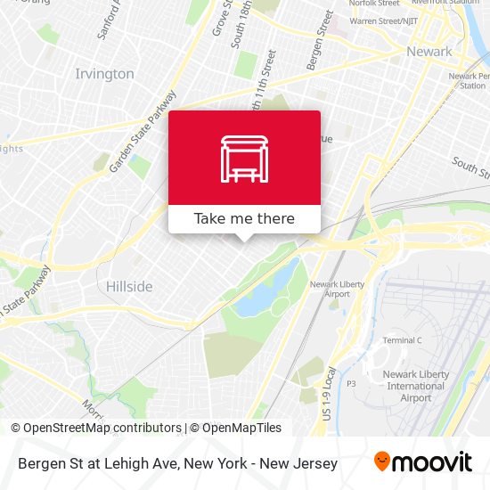 Mapa de Bergen St at Lehigh Ave