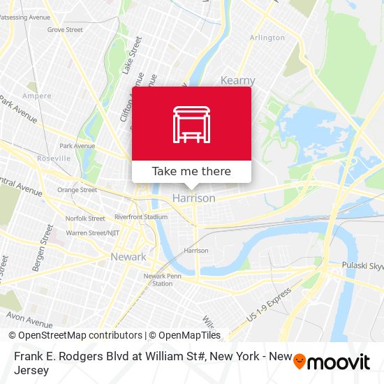 Frank E. Rodgers Blvd at William St# map