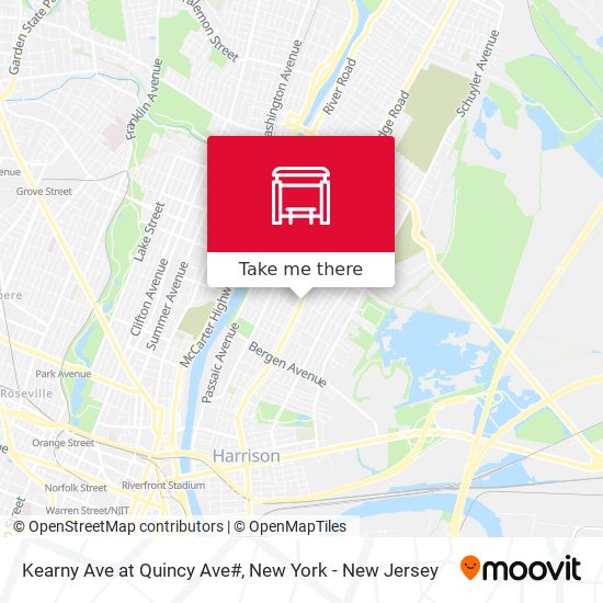 Mapa de Kearny Ave at Quincy Ave#