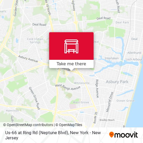 Us-66 at Ring Rd (Neptune Blvd) map