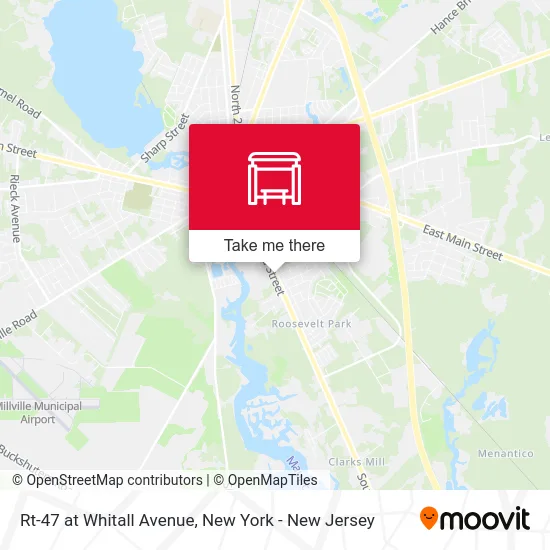 Rt-47 at Whitall Avenue map