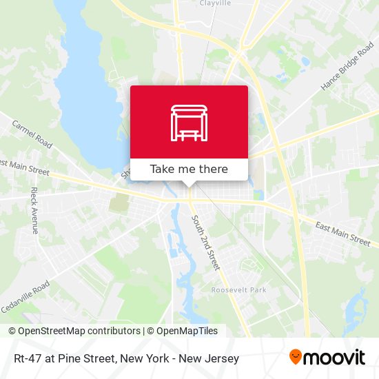 Mapa de Rt-47 at Pine Street