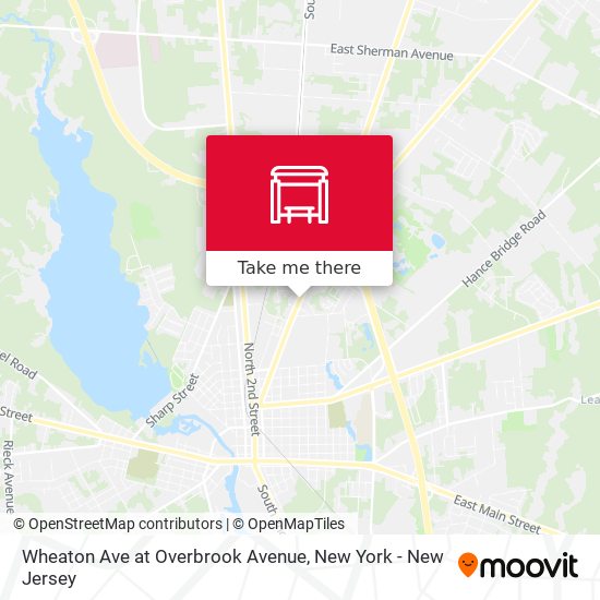 Wheaton Ave at Overbrook Avenue map