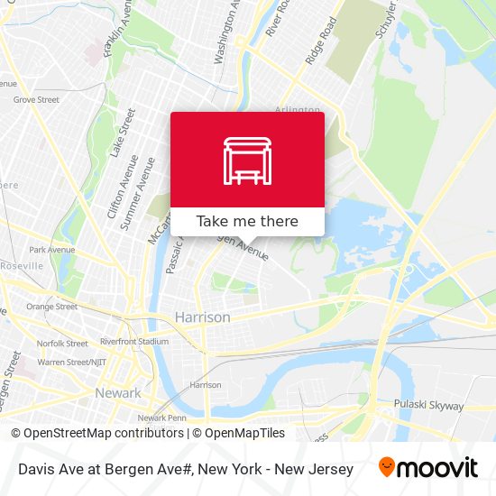 Mapa de Davis Ave at Bergen Ave#