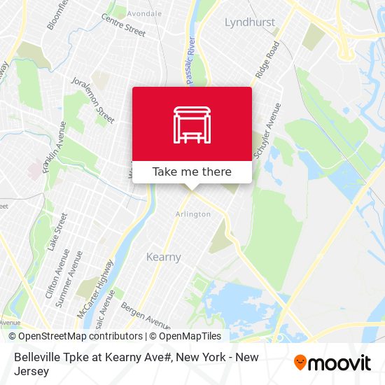 Mapa de Belleville Tpke at Kearny Ave#
