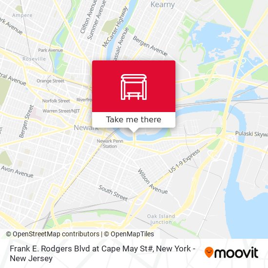 Frank E. Rodgers Blvd at Cape May St# map