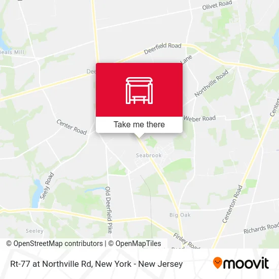 Rt-77 at Northville Rd map