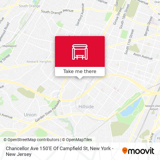 Chancellor Ave 150'E Of Campfield St map
