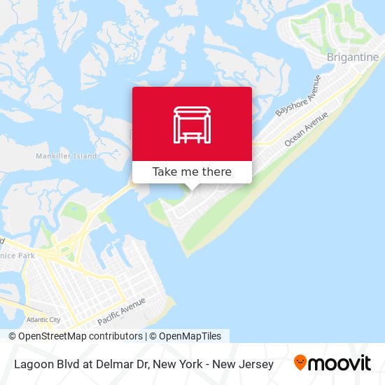 Mapa de Lagoon Blvd at Delmar Dr