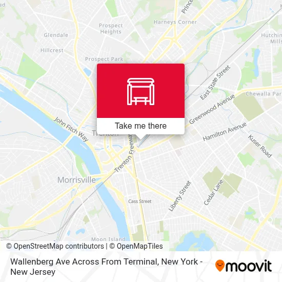 Wallenberg Ave Across From Terminal map