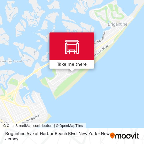 Mapa de Brigantine Ave at Harbor Beach Blvd