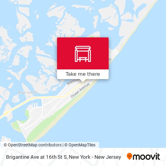 Mapa de Brigantine Ave at 16th St S