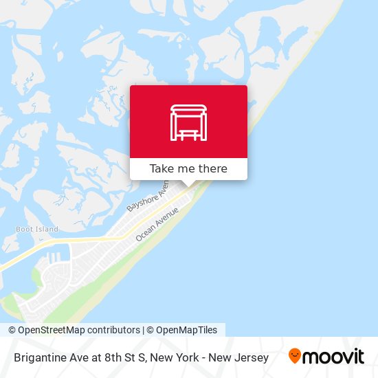 Mapa de Brigantine Ave at 8th St S