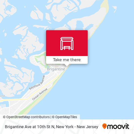 Mapa de Brigantine Ave at 10th St N