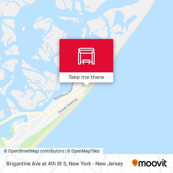 Mapa de Brigantine Ave at 4th St S