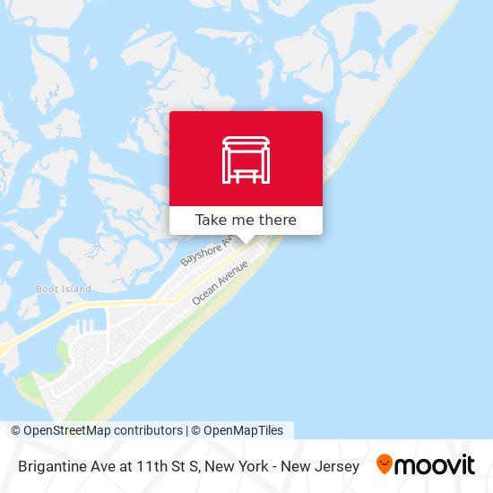 Mapa de Brigantine Ave at 11th St S