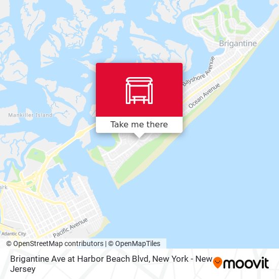 Mapa de Brigantine Ave at Harbor Beach Blvd