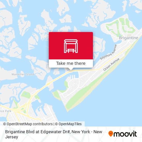 Mapa de Brigantine Blvd at Edgewater Dr#
