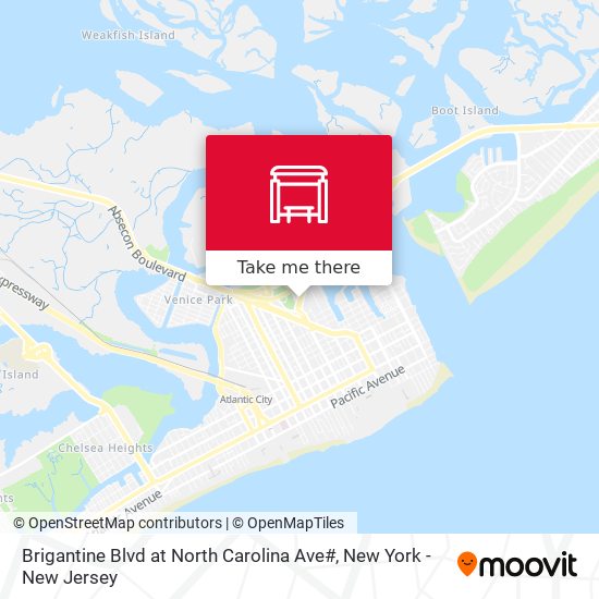Brigantine Blvd at North Carolina Ave# map