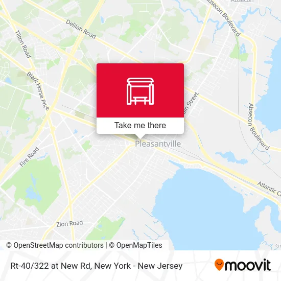 Rt-40/322 at New Rd map