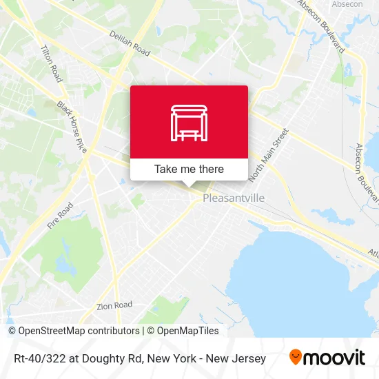 Rt-40/322 at Doughty Rd map