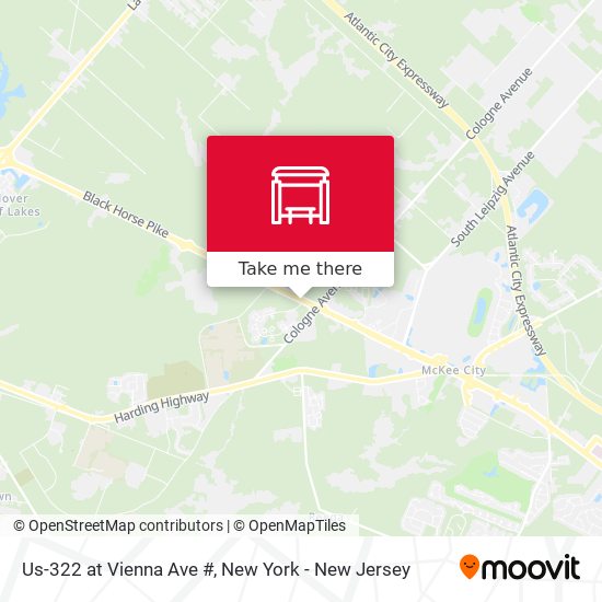 Mapa de Us-322 at Vienna Ave #