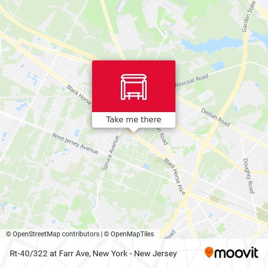 Mapa de Rt-40/322 at Farr Ave