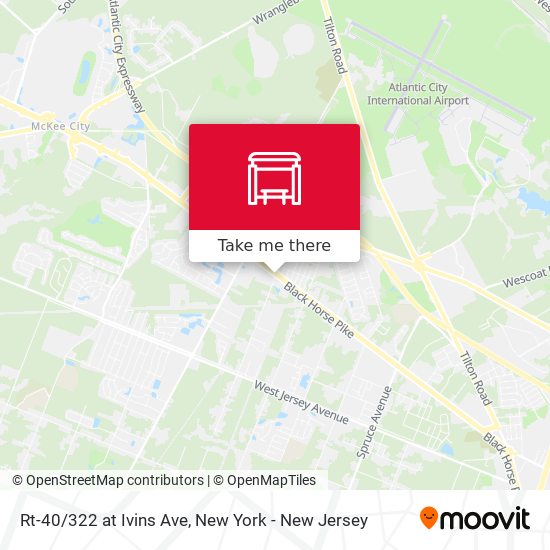 Mapa de Rt-40/322 at Ivins Ave