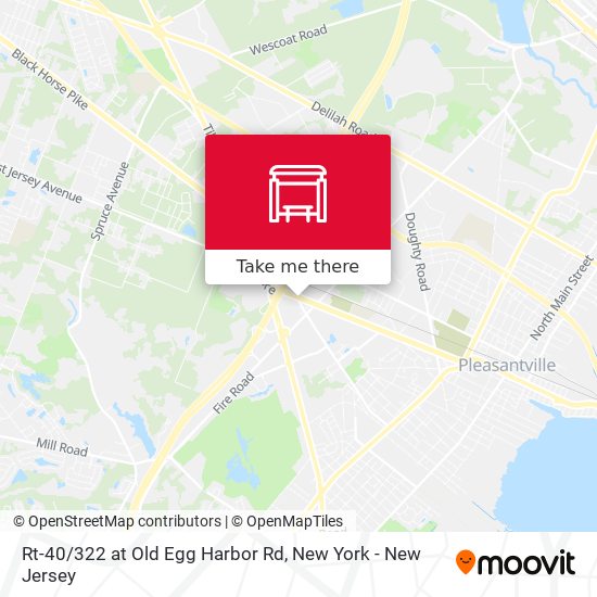Rt-40/322 at Old Egg Harbor Rd map