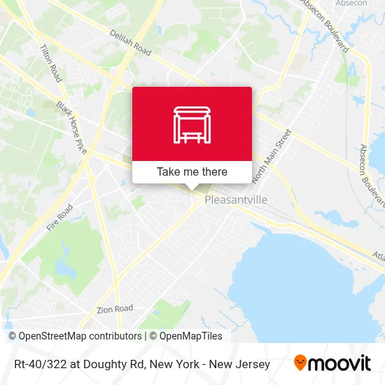 Rt-40/322 at Doughty Rd map