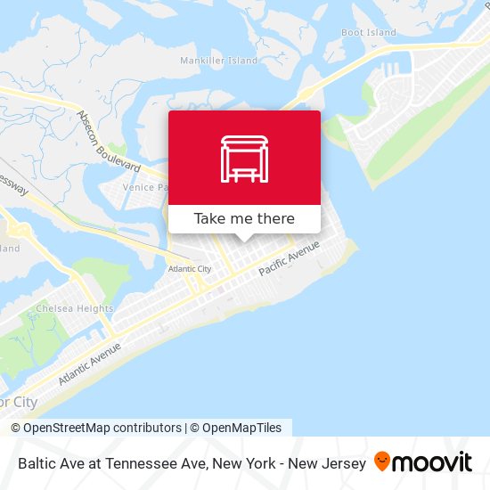 Mapa de Baltic Ave at Tennessee Ave