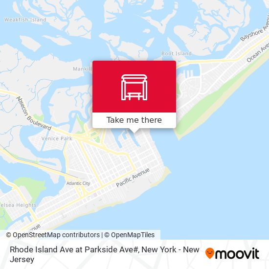 Rhode Island Ave at Parkside Ave# map