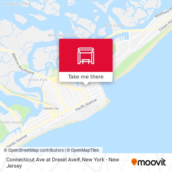 Connecticut Ave at Drexel Ave# map