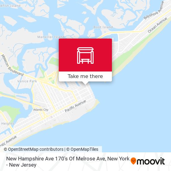 New Hampshire Ave 170's Of Melrose Ave map