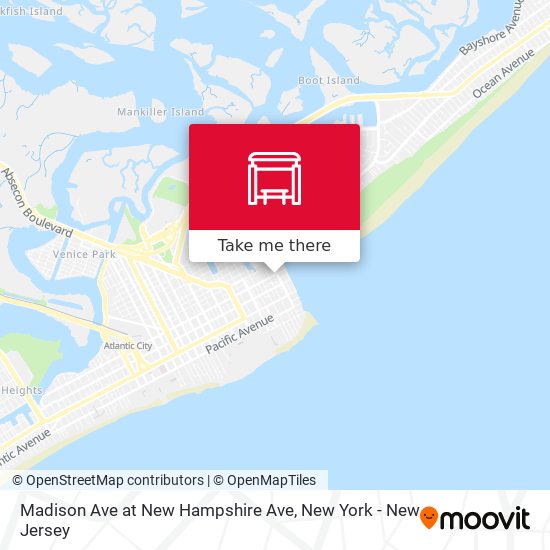 Madison Ave at New Hampshire Ave map