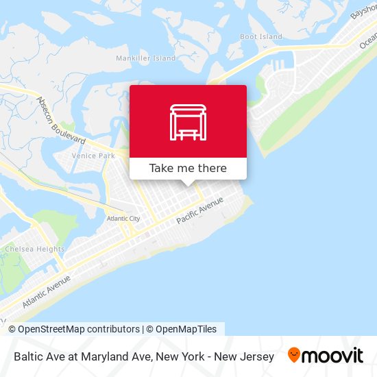 Mapa de Baltic Ave at Maryland Ave
