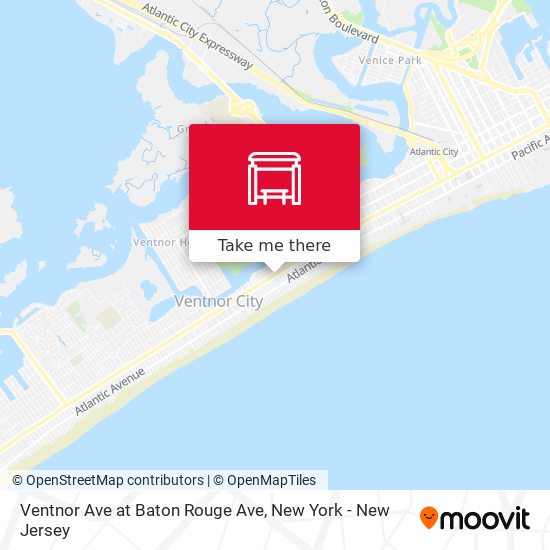 Ventnor Ave at Baton Rouge Ave map