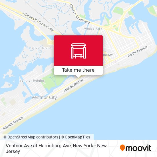 Mapa de Ventnor Ave at Harrisburg Ave